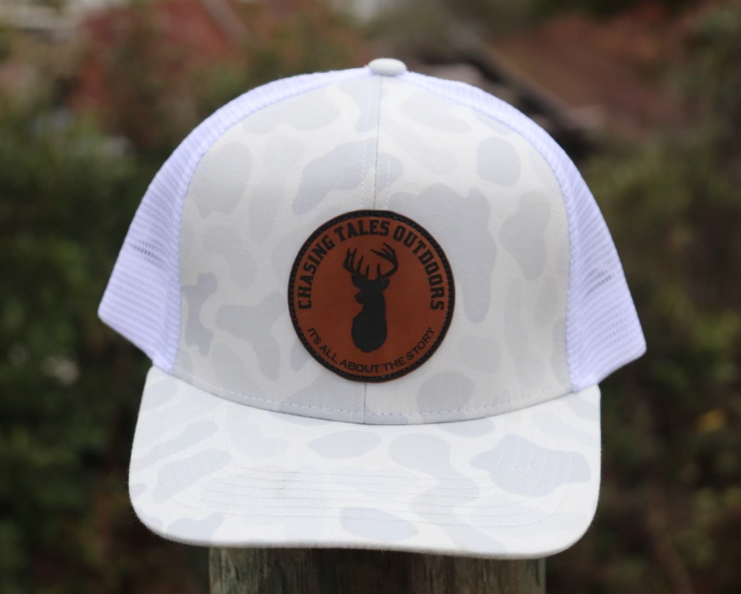 Arctic Stealth Camo Trucker Hat