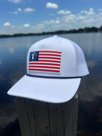 America Series White/Navy Rope Hat
