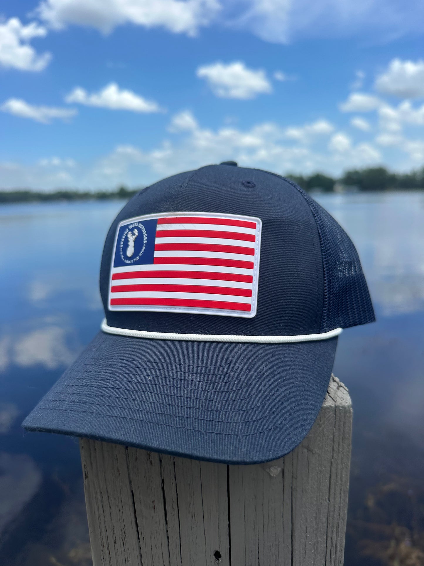 America Series Navy/White Rope Hat