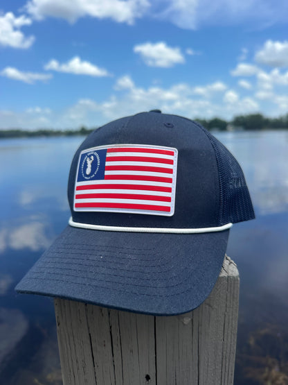 America Series Navy/White Rope Hat